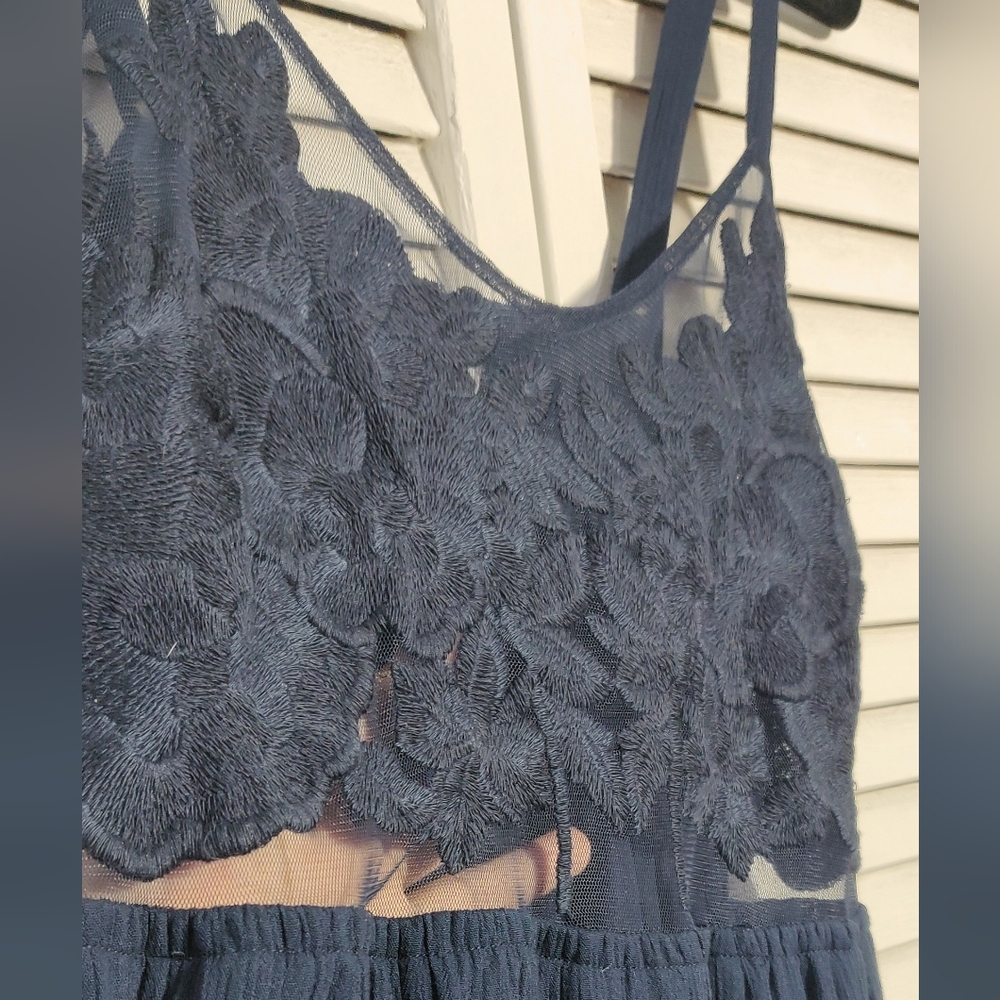 BOG Collection Navy Mini Dress - Picture 7 of 9